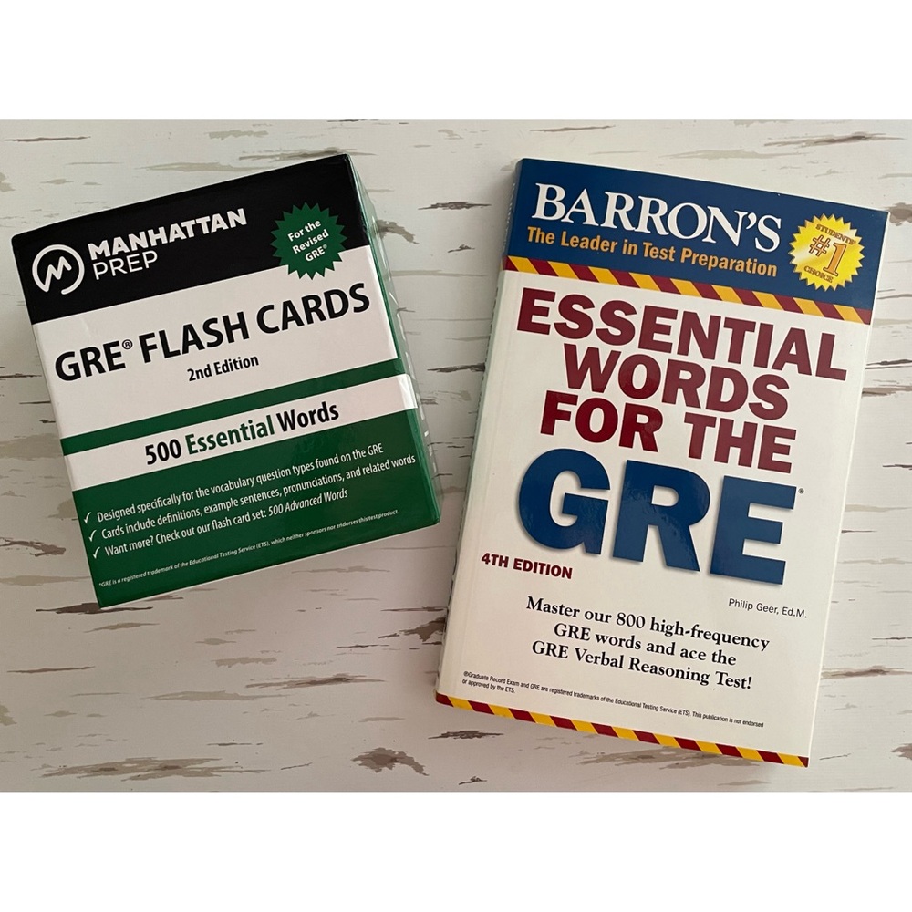 GRE Flash Cards & Essential Words Test Prep
